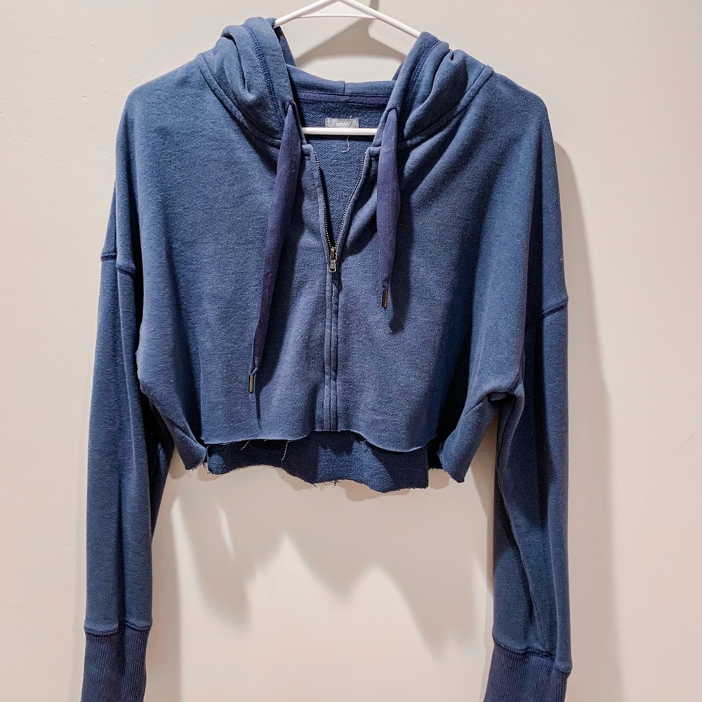 cropped aerie hoodie